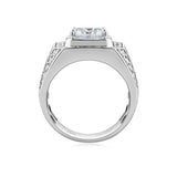 Men's Full Moissanite Diamond Ring